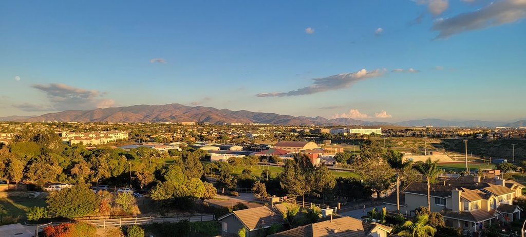 View toward the mountains from Otay Ranch